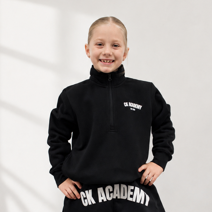 CK Half Zip Crew Jumper
