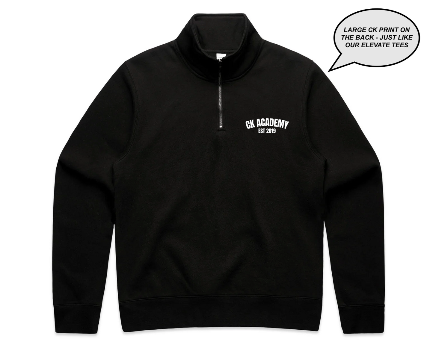 CK Half Zip Crew Jumper